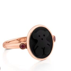 Authentic TOUS Camee Bear Ring